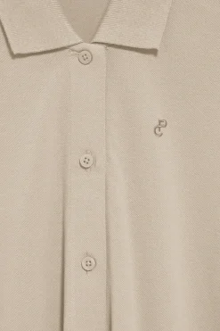 Polo Club Robes*Robe boutonnée avec broderie PC Beige