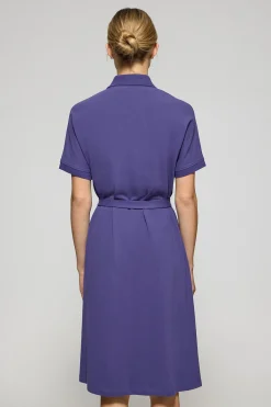 Polo Club Robes*Robe boutonnée avec broderie PC Bleu Violet