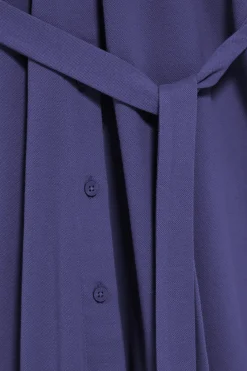 Polo Club Robes*Robe boutonnée avec broderie PC Bleu Violet