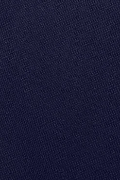 Polo Club Robes*Robe midi bleu e à logo brodé ton sur ton Marin