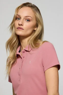 Polo Club Robes*Robe polo rose pastel avec logo Rigby Go Rose poudré