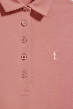 Polo Club Robes*Robe polo rose pastel avec logo Rigby Go Rose poudré