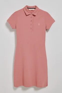 Polo Club Robes*Robe polo rose pastel avec logo Rigby Go Rose poudré