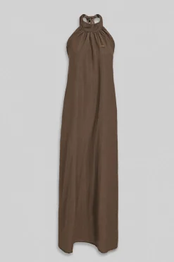 Polo Club Robes*Robe Valay couleur moka avec détails Mocca