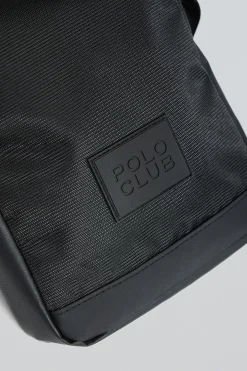 Polo Club Accessoires|Accessoires*Sac bandoulière Riverdale avec écusson caoutchouté Noir