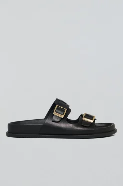 Polo Club Chaussures*Sandales bio es Blake à boucles Noir