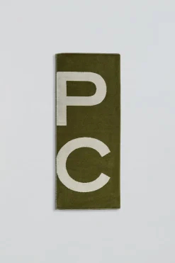 Polo Club Accessoires|Accessoires*Serviette éponge verte Antibes avec logo Vert mousse