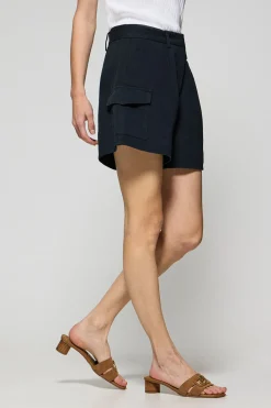 Polo Club Pantalons*Short en sergé Menfis avec détails Bleu Marine