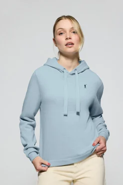 Polo Club Sweat-Shirts*Sweat à capuche bleu clair avec logo brodé Rigby Go Bleu ciel