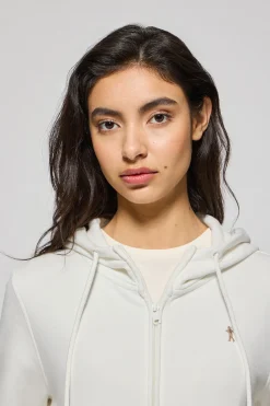 Polo Club Sweat-Shirts*Sweat à poches zippé et capuche avec broderie Rigby Go Beige