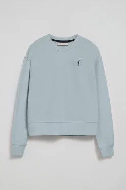 Polo Club Sweat-Shirts*Sweat bleu clair à col ras du cou et broderie Rigby Go Bleu ciel