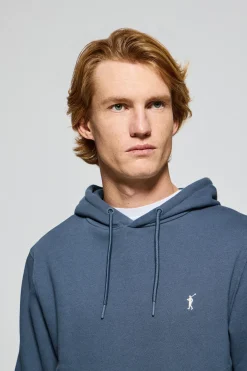 Polo Club Sweat-Shirts*Sweat bleu avec capuche, poches et logo brodé Rigby Go Denim