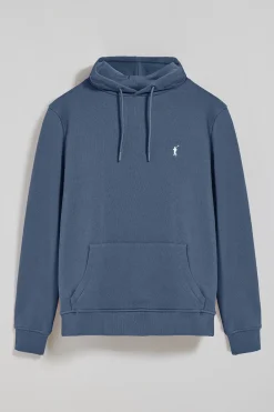 Polo Club Sweat-Shirts*Sweat bleu avec capuche, poches et logo brodé Rigby Go Denim