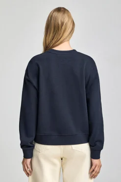Polo Club Sweat-Shirts*Sweat à col ras du cou et broderie Rigby Go Bleu Marine