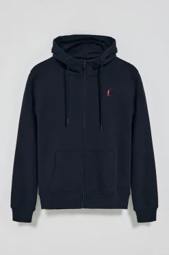 Polo Club Sweat-Shirts*Sweat zippé et capuche avec broderie Rigby Go Bleu Marine