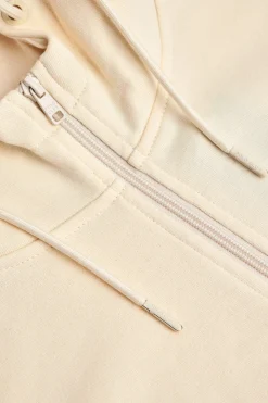 Polo Club Sweat-Shirts*Sweat écru zippé et capuche avec broderie Rigby Go Beige
