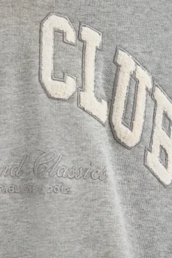 Polo Club Sweat-Shirts*Sweat gris chiné avec capuche et logo established 2012 Gris Vigoré