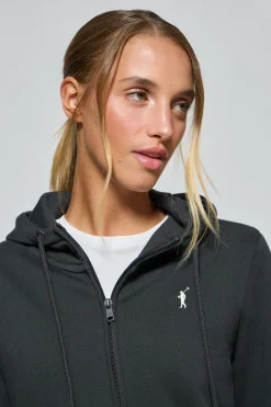 Polo Club Sweat-Shirts*Sweat à poches zippé et capuche avec broderie Rigby Go Noir