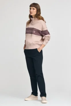 Polo Club Sweat-Shirts*Sweat avec capuche et logo Rose pâle