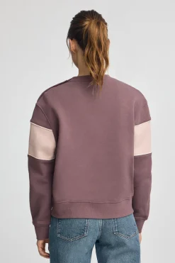 Polo Club Sweat-Shirts*Sweat à coupe boxy et logo Rose taupe