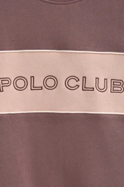 Polo Club Sweat-Shirts*Sweat à coupe boxy et logo Rose taupe
