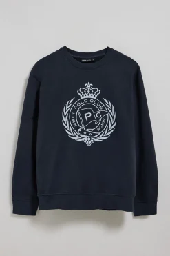 Polo Club Sweat-Shirts*Sweat Saddie avec motif nautique brodé Bleu Marine