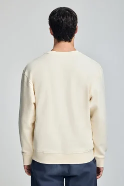 Polo Club Sweat-Shirts*Sweat Saddie écru avec motif nautique brodé Beige