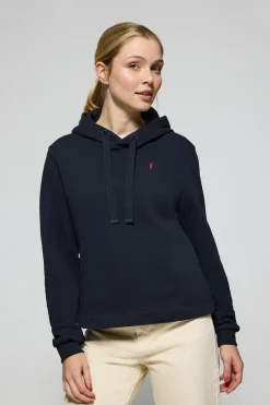 Polo Club Sweat-Shirts*Sweat-shirt à capuche avec logo brodé Rigby Go Bleu Marine