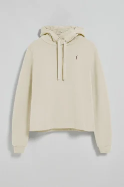 Polo Club Sweat-Shirts*Sweat-shirt à capuche écru avec logo brodé Rigby Go Beige