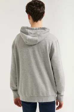 Polo Club Sweat-Shirts*Sweat-shirt à capuche gris chiné avec poches et logo Rigby Go Gris Vigoré
