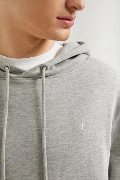 Polo Club Sweat-Shirts*Sweat-shirt à capuche gris chiné avec poches et logo Rigby Go Gris Vigoré
