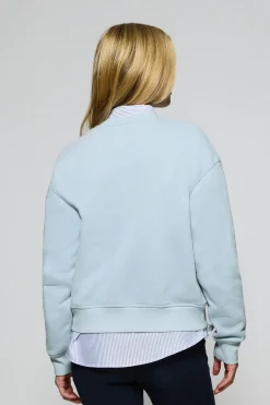 Polo Club Sweat-Shirts*Sweat-shirt à col ras du cou bleu pâle à logo brodé Rigby Go Bleu ciel