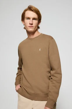 Polo Club Sweat-Shirts*Sweat-shirt à col ras du cou marron avec logo brodé Rigby Go Brun