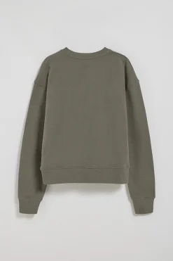 Polo Club Sweat-Shirts*Sweat-shirt à col ras du cou vert avec logo brodé Rigby Go Vert militaire