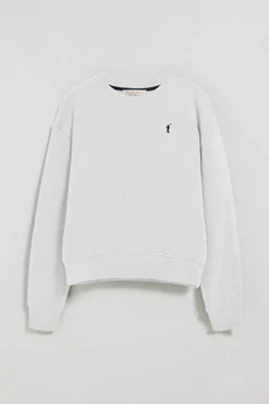 Polo Club Sweat-Shirts*Sweat-shirt à col ras du cou avec logo brodé Rigby Go Blanc