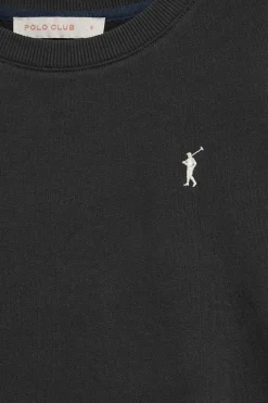 Polo Club Sweat-Shirts*Sweat-shirt à col ras du cou avec logo brodé Rigby Go Noir