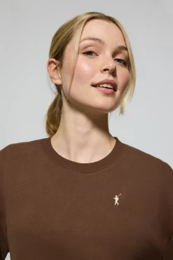 Polo Club Sweat-Shirts*Sweat-shirt à col ras du cou marron avec logo brodé Rigby Go Brun