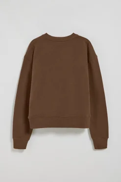 Polo Club Sweat-Shirts*Sweat-shirt à col ras du cou marron avec logo brodé Rigby Go Brun
