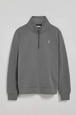 Polo Club Sweat-Shirts*Sweat-shirt à demi-fermeture éclair avec logo Rigby Go gris Asphalte