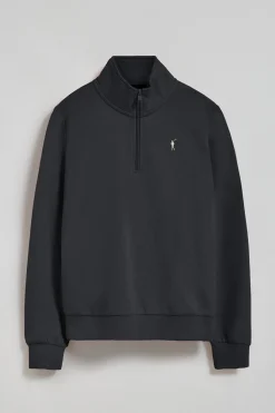 Polo Club Sweat-Shirts*Sweat-shirt à demi-fermeture éclair avec logo Rigby Go Noir