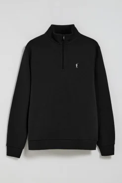 Polo Club Sweat-Shirts*Sweat-shirt à fermeture éclair partielle avec logo Rigby Go Noir