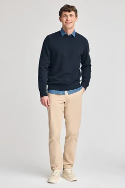 Polo Club Sweat-Shirts*Sweat-shirt ample Iconic avec logo en relief Bleu Marine