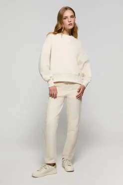 Polo Club Sweat-Shirts*Sweat-shirt basique à col ras du cou Minimal Beige