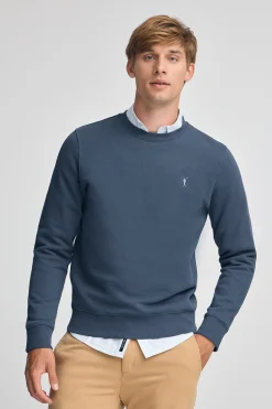 Polo Club Sweat-Shirts*Sweat-shirt bleu à coupe décontractée et logo Rigby Go Denim