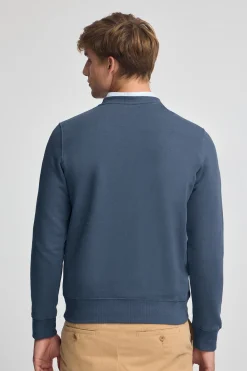 Polo Club Sweat-Shirts*Sweat-shirt bleu à coupe décontractée et logo Rigby Go Denim