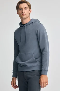 Polo Club Sweat-Shirts*Sweat-shirt bleu avec capuche à coupe regular et logo Rigby Go Denim