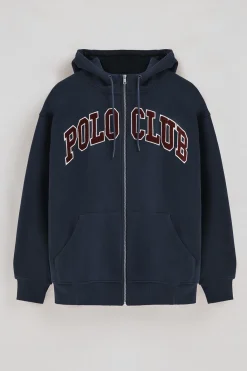 Polo Club Sweat-Shirts*Sweat-shirt à coupe ample avec logo Bleu Marine