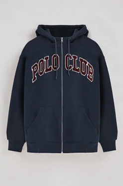 Polo Club Sweat-Shirts*Sweat-shirt à coupe ample avec logo Bleu Marine