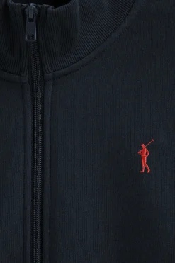 Polo Club Sweat-Shirts*Sweat-shirt à col montant, fermeture éclair et logo Rigby Go Bleu Marine