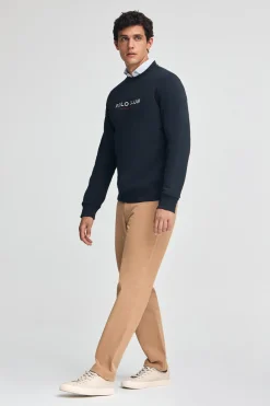 Polo Club Sweat-Shirts*Sweat-shirt à coupe décontractée Established 2012 Bleu Marine